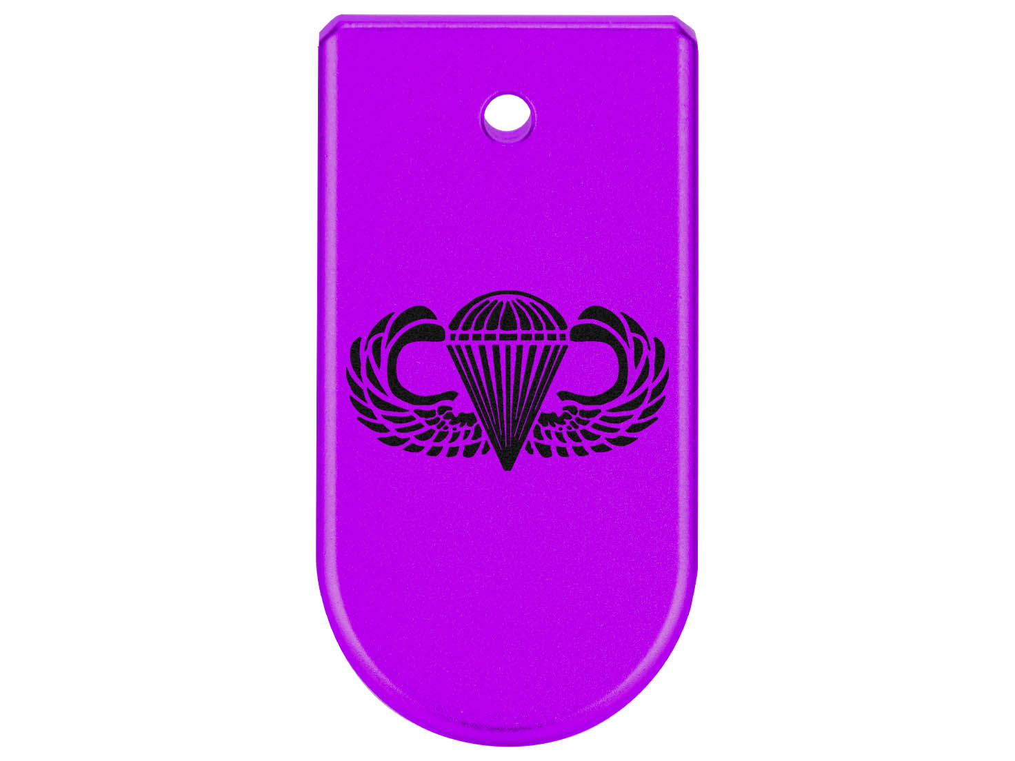 NDZ Glock 43X 48 Magazine Base Plate Extension Aluminum Purple